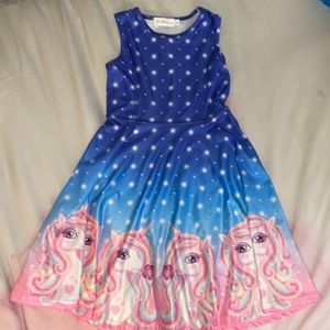 Unicorn Girls Dress size 6/7